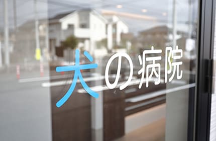 犬側入り口